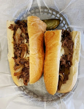 Philly Cheesesteak on Village Bread Hoagie Roll - DK Bread Delivery