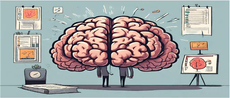 Cartoon Brain Making Decisions On How To Become A Bread Supplier