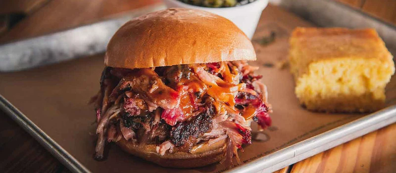 Brioche Bun Pulled Pork Sandwich from 4Rivers